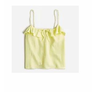 NWT! J Crew ruffle cami